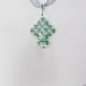 Small Cross - Viridiana-Gray Organza - 1